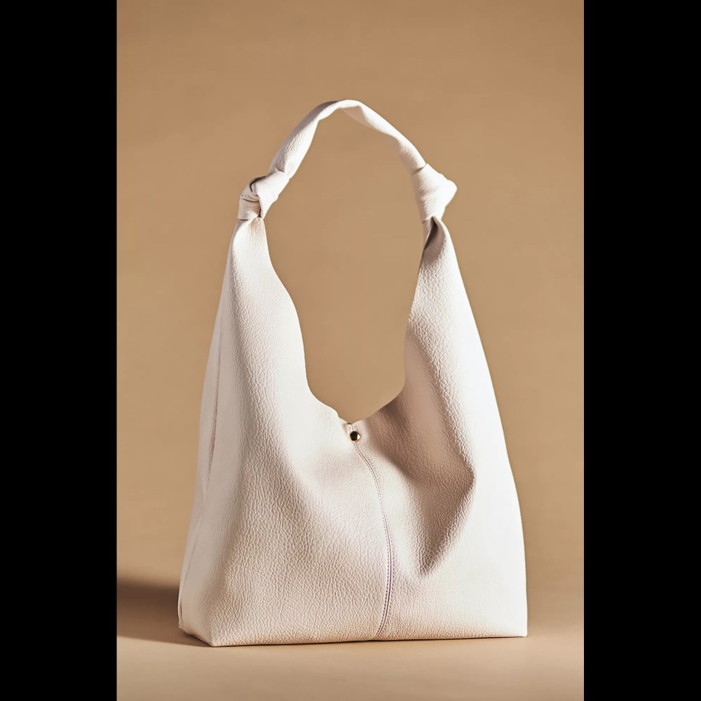 Anthropologie The Love Knot Slouchy Bag and Mini Zippered Pouch
